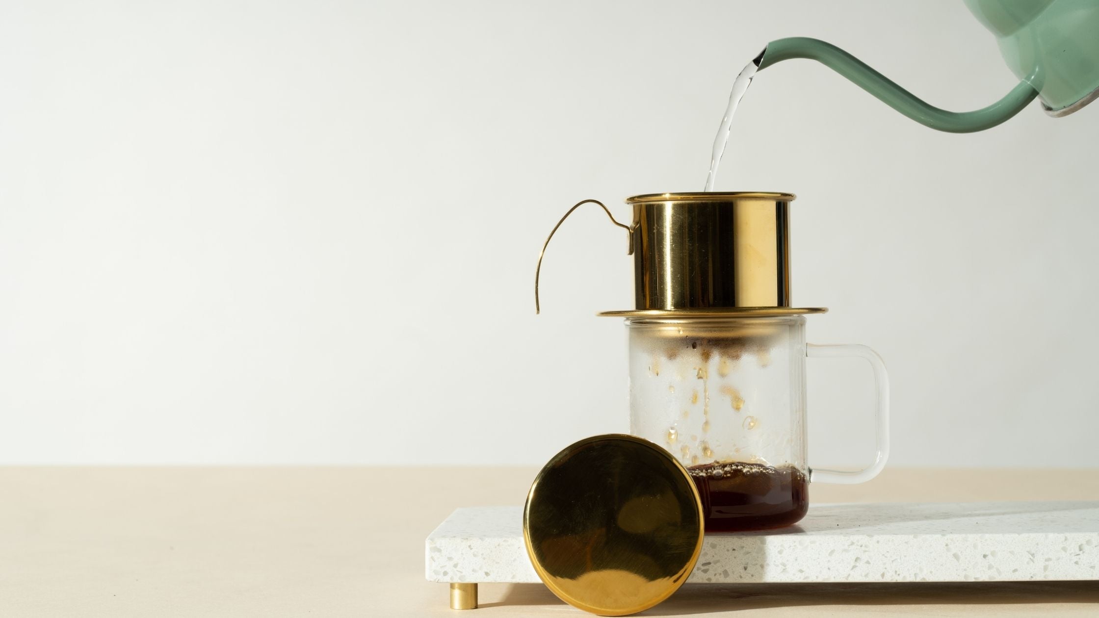 Vietnam Vietnamese Coffee Filter Cup Drip Maker Infuser Handle  Stainless-Steel