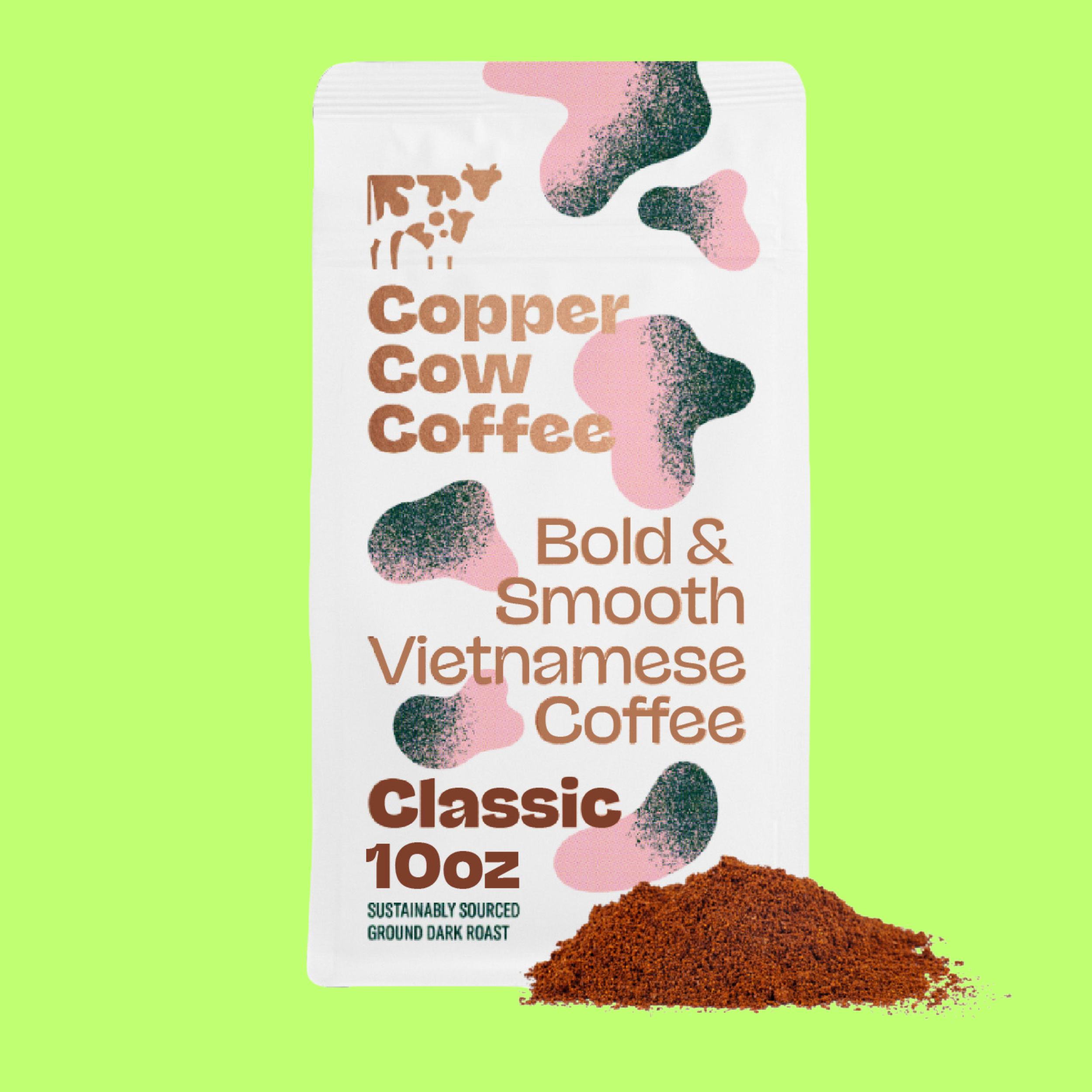 Classic Black Ground Coffee - 10oz – Copper Cow Coffee