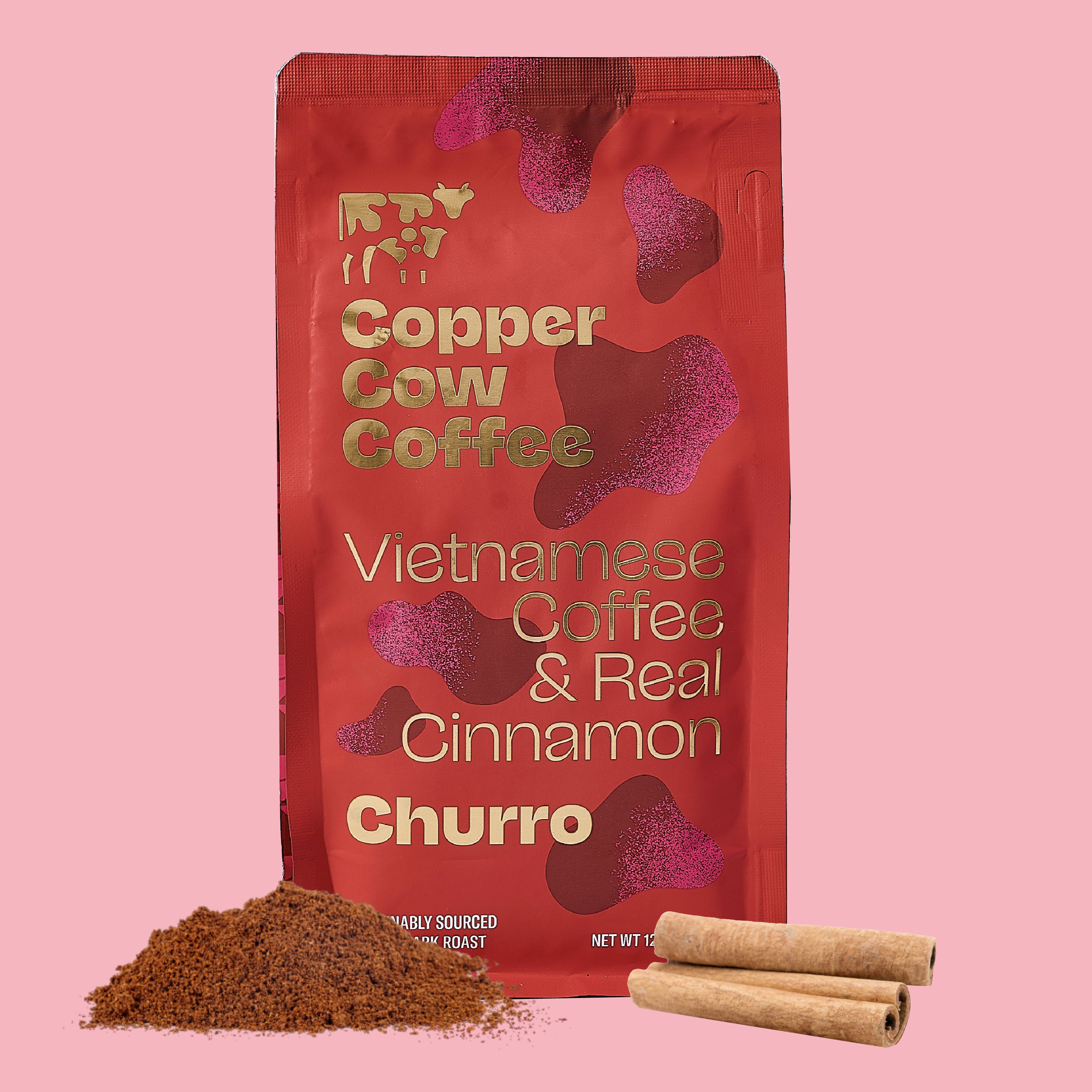 Churro Ground Coffee - 12oz – Copper Cow Coffee