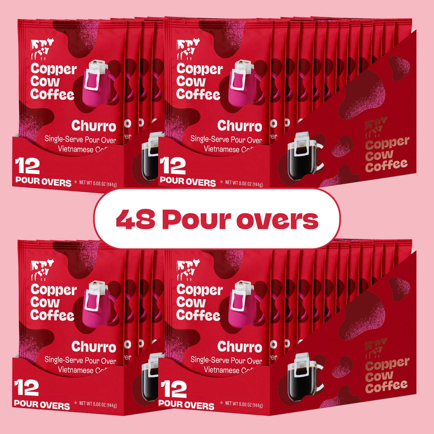 Churro Pour Over Coffee - 48ct