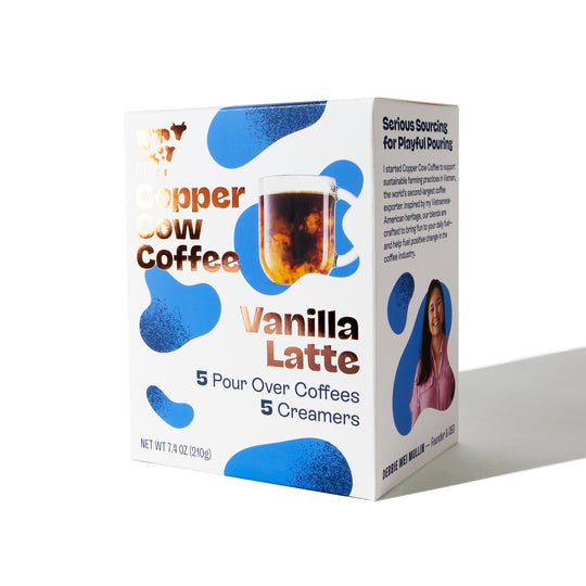 Vanilla Latte | Copper Cow Coffee