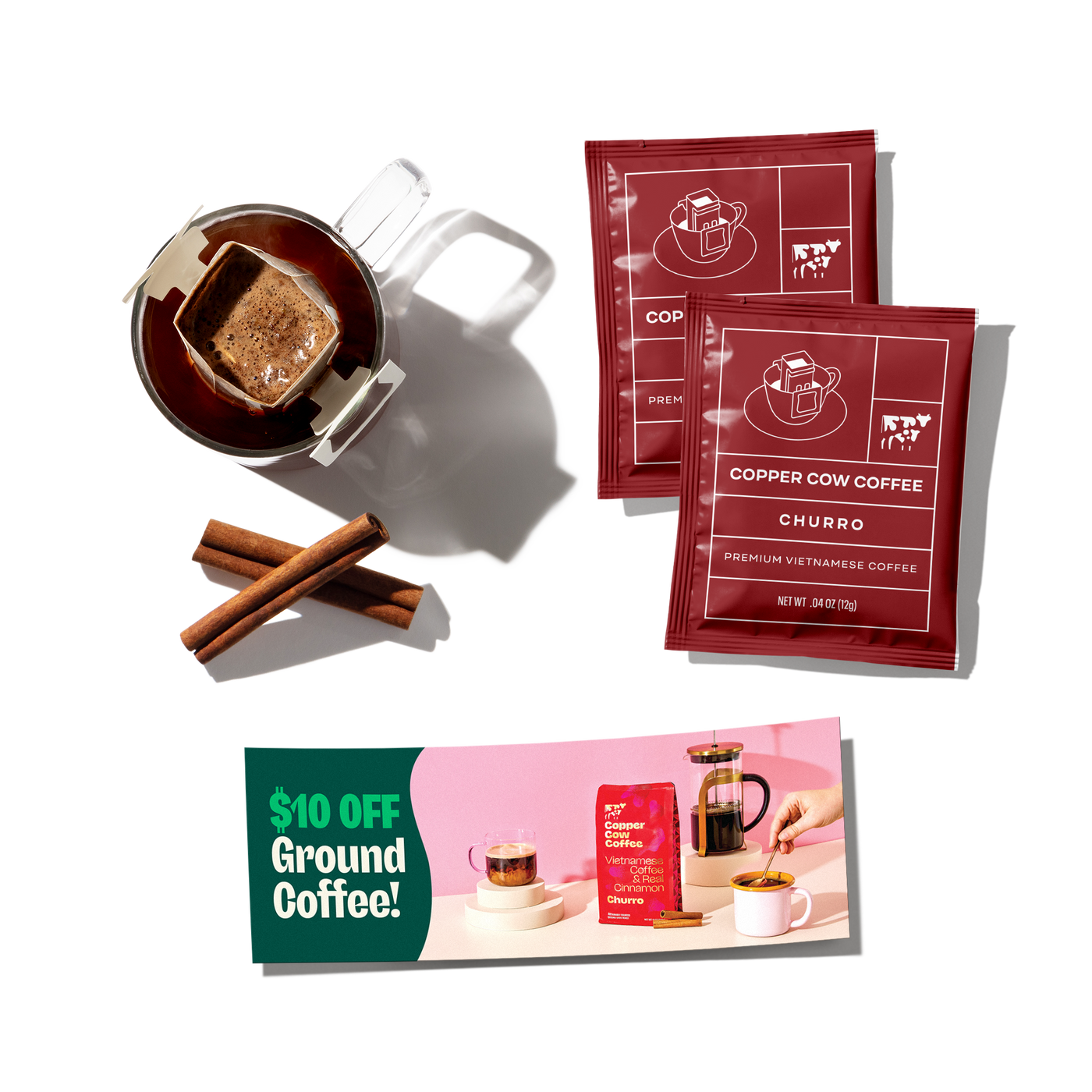 Churro Ground Coffee Sampler + Coupon