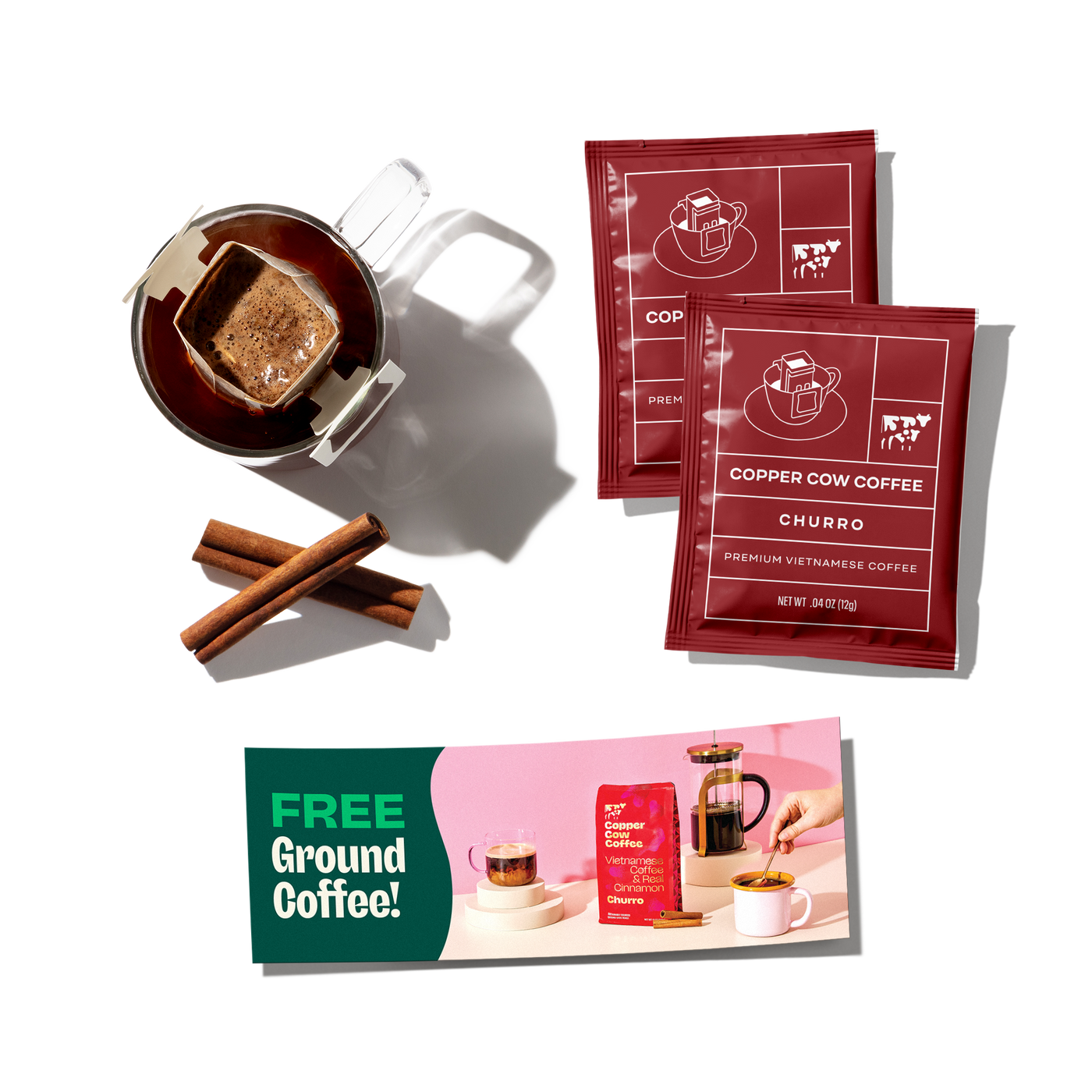 Churro Ground Coffee Sampler + Coupon