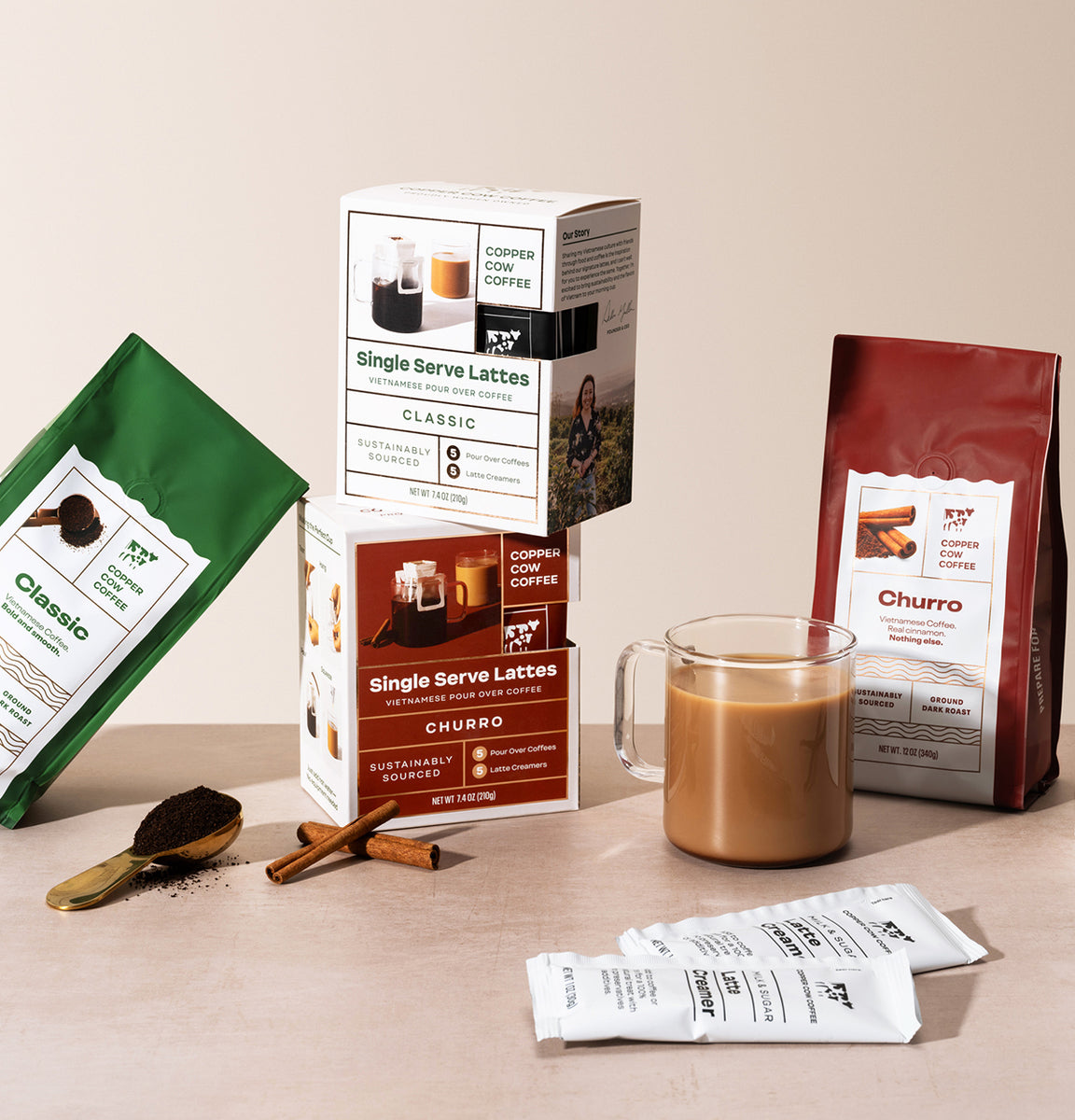 Tea Drops & Copper Cow Chai Spice Latte Kit - World Market