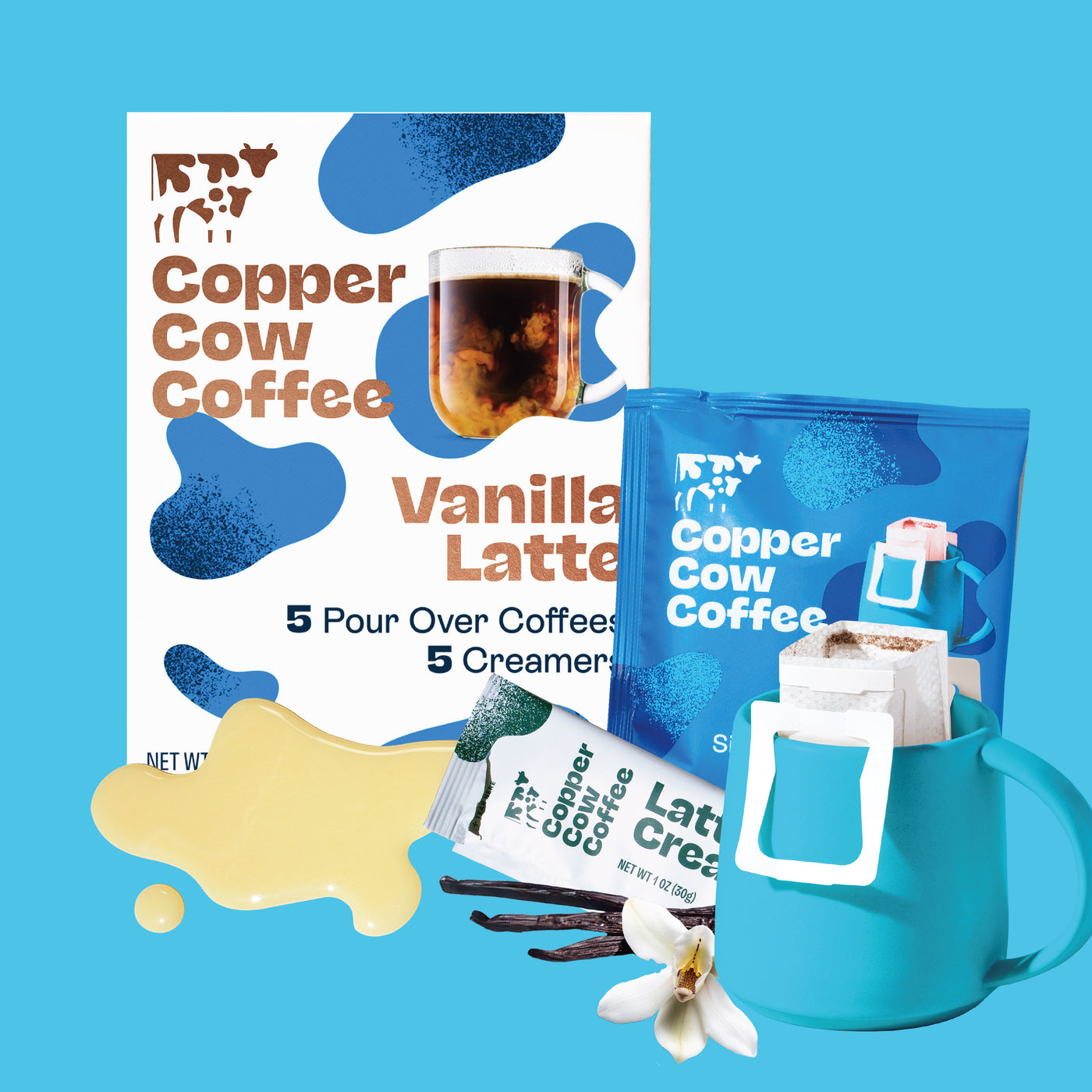 Vanilla Latte | Copper Cow Coffee