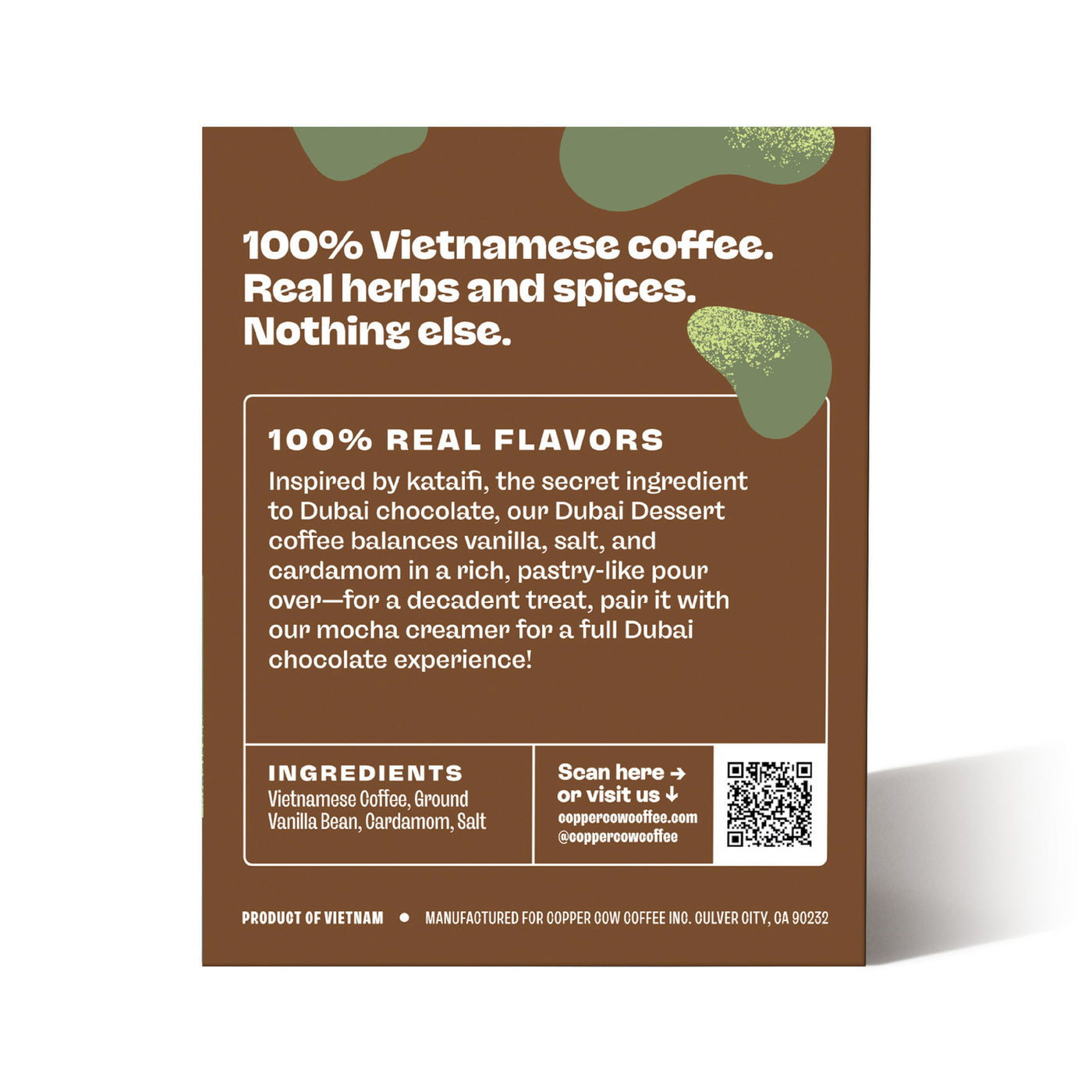 Dubai Dessert Spiced Pour Over Coffee - 8ct