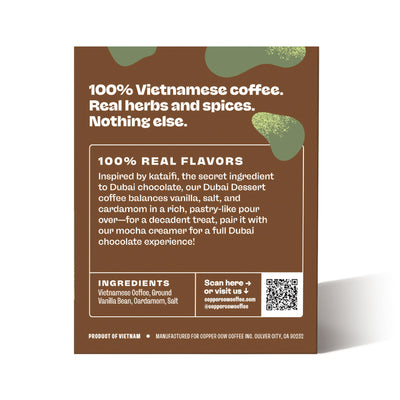 Dubai Dessert Spiced Pour Over Coffee - 8ct