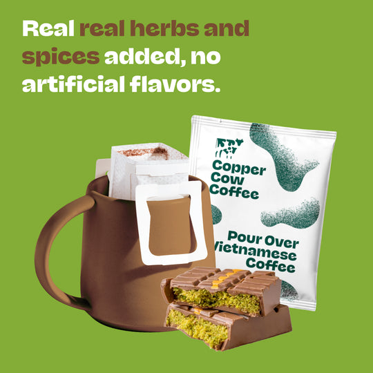 Dubai Chocolate (8ct Dubai Dessert + 8ct Mocha Creamer) – Copper