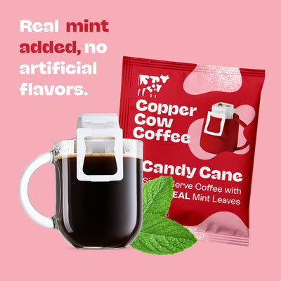 Candy Cane Pour Over Coffee Bag