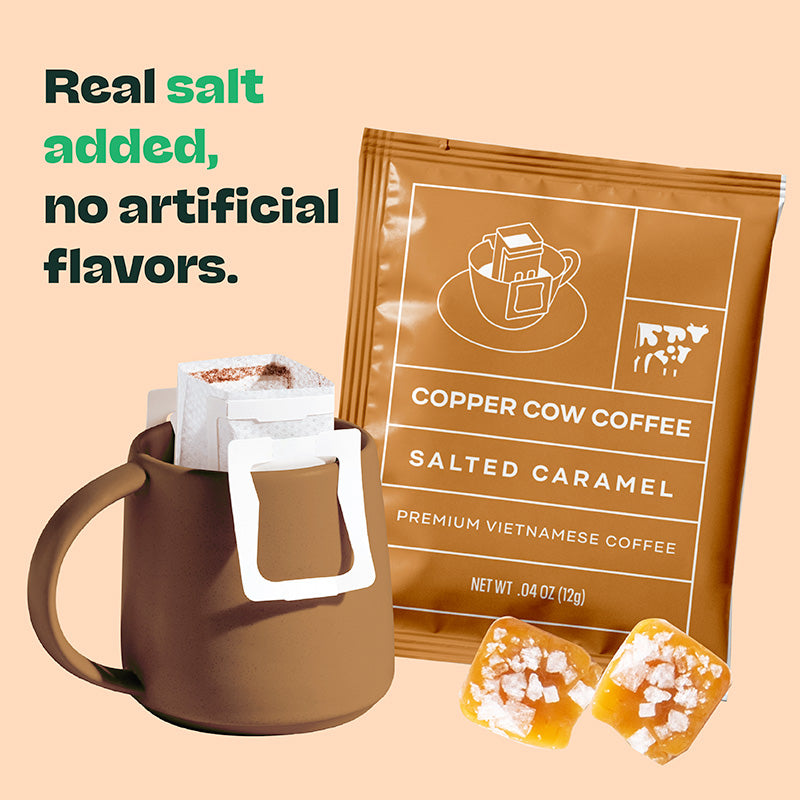 Salted Caramel Pour Over Coffee