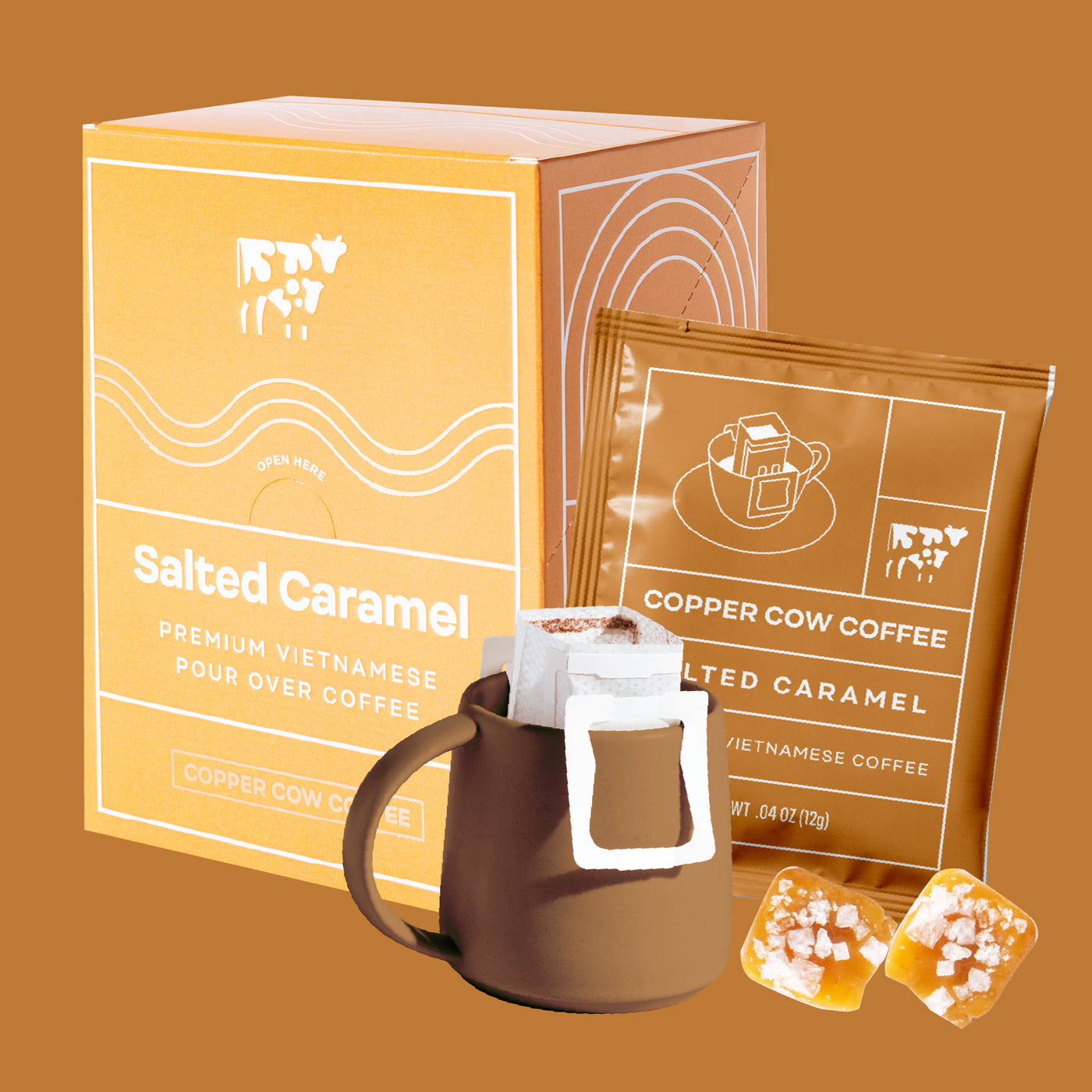 Salted Caramel Pour Over Coffee