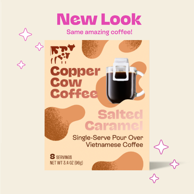 Salted Caramel Pour Over Coffee - 8ct