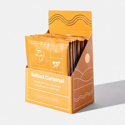 Salted Caramel Pour Over Coffee